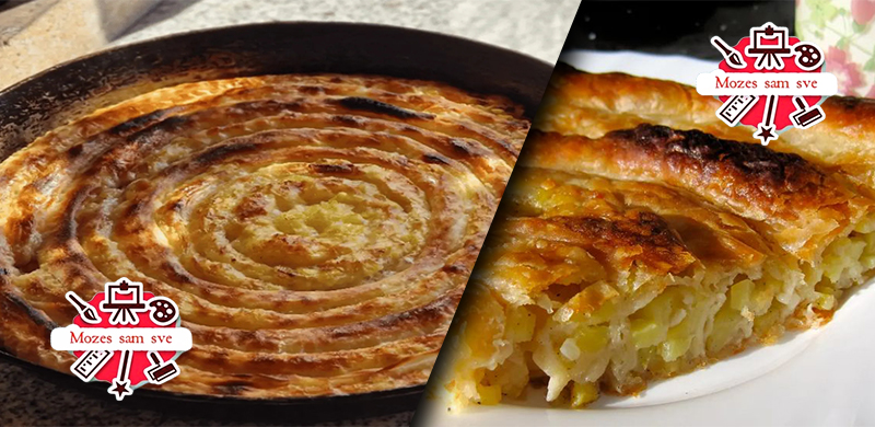 Tradicionalna Pita od Krompira – Krompiruša 🥔🍽️