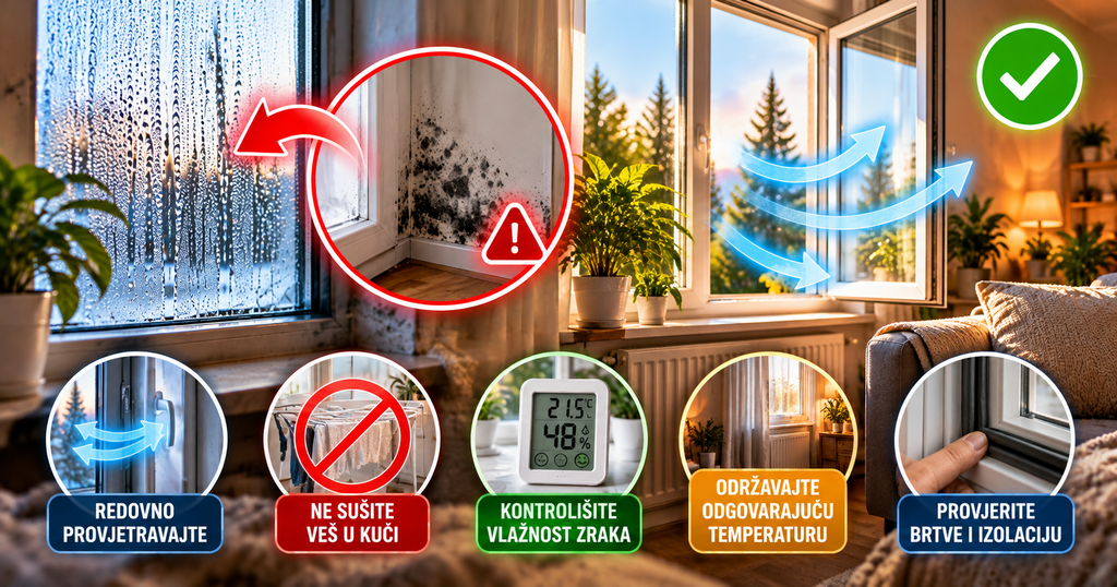 Prozori vam se stalno magle ? Ova greška u kući može biti razlog a mnogi je prave svaki dan!
